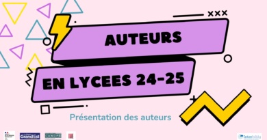 Auteurs en lycées : lancement du cycle de rencontres 2025 !